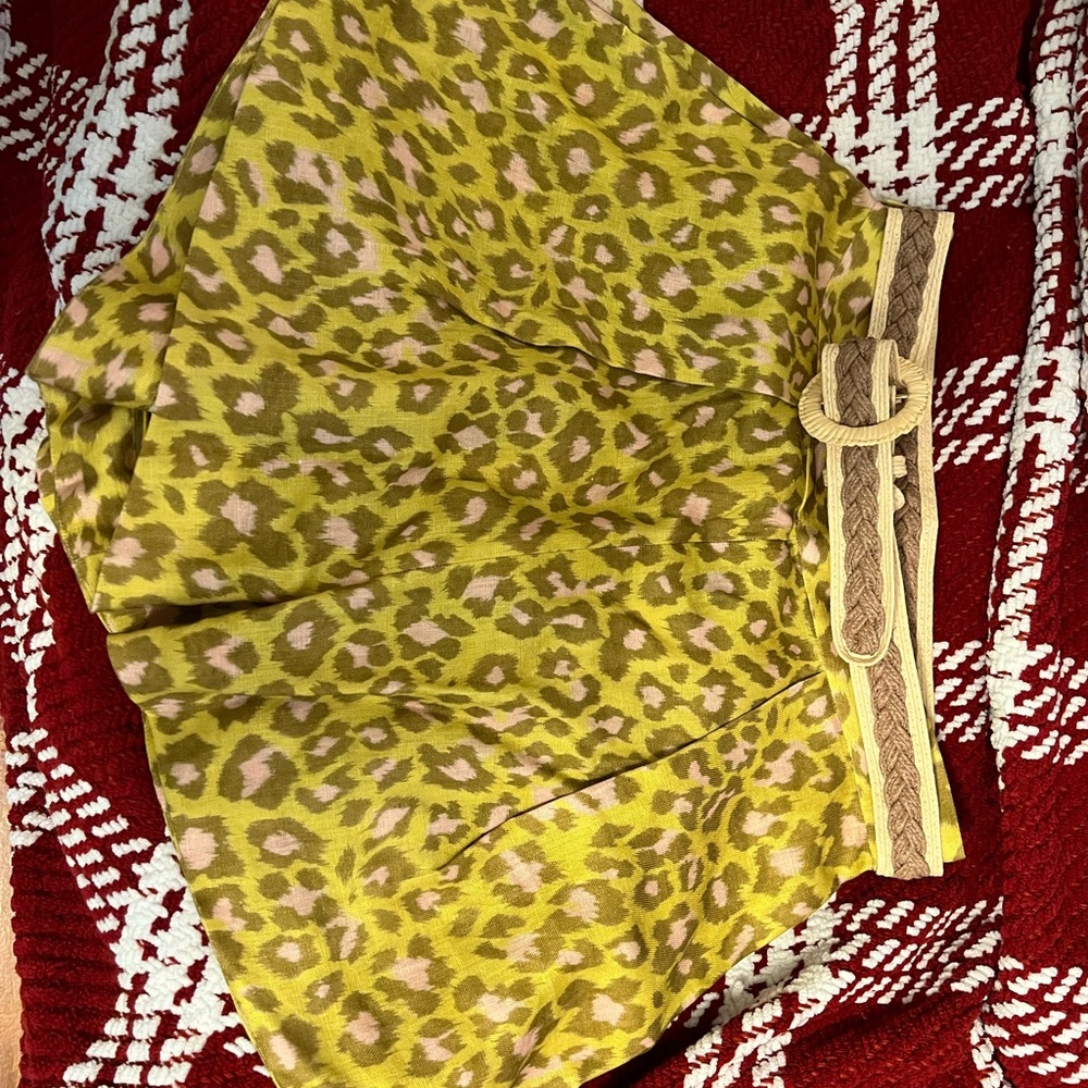 Zimmermann leopard shorts